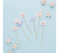 Club Green Enchanted Cake Topper Set - Pack of 6 Club Green Multicolor