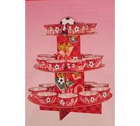 CLUB GREEN Football Cake Kit Stand, Red, 42.9 x 34.1 x 6.05 cm