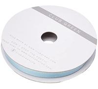 CLUB GREEN GROSGRAIN RIBBON DUCK EGG BLUE 10MMX10M, Fabric, 12.1 x 12.1 x 1.54 cm