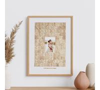 Club Green Jigsaw Wooden Guestbook With Display Box Club Green Multicolor