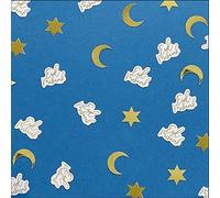 Club Green Luxurious Festive Reusable Gold Eid Mubarak Party Table Decorations, Moon Star Table Scatters, Confetti 10g