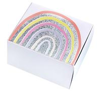 Club Green Rainbow Cake Favour Boxes by Hootyballoo