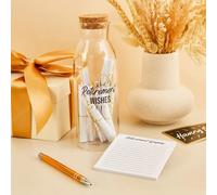 Club Green Retirement Wishes in a Glass Bottle Keepsake Gift, Retiring Present, Retirement Party, Message in a bottle