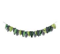 CLUB GREEN Tropical Leaf Garland, 17.3 x 0.3 x 25 cm