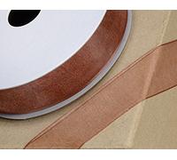 CLUB GREEN WOVEN EDGE ORG.RIBBON 10MMX25M COPPER, Fabric, 11 x 11 x 1.54 cm