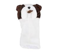 Club Head Cover Adorable Cartoon Dog Washable Plush Cloth Thickened Liner Shock Proof Club Protective Headcover for Golf Accessories