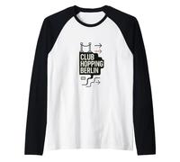 Club Hopping Berlin Raglan Baseball Tee