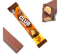 Club Layers Orange Bars PMP 39g - Milk Chocolate Covered Wafer Bar with an Orange Flavoured Cream Filling (5 x Bars)