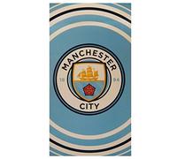 Club Licensed Man City Pulse Towel - 70 x 140cm Approx