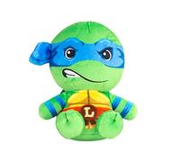 Club Mocchi Mocchi Teenage Mutant Ninja Turtles Leonardo Junior Plush Toy - Collectible TMNT Soft Toys - Officially Licensed Superhero Toys - Desk Buddy Action Figures - Ninja Kids Toys 3+ Years