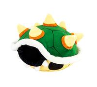 Club Mocchi Mocchi Super Mario Bowser's Shell Junior 6 Inch Plush Stuffed Toy - Collectible Super Mario Toys for Ages 3+ Years Old, Red