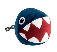 Club Mocchi-Mocchi Super Mario Chain Chomp Plush, Large 15-Inch Soft Toy, Official Collectible Gaming Plush, Squishy and Huggable Pillow for Kids and Adults, Gift for Mario Fans