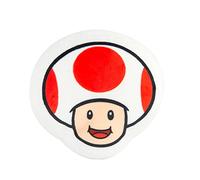 Club Mocchi Mocchi Super Mario Toad Head Junior 6 Inch Plush Stuffed Toy - Collectible Super Mario Toys for Ages 3+ Years Old