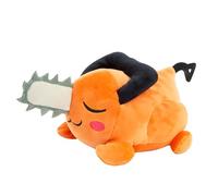 Club Mocchi Mocchi Suya Suya Chainsaw Man Pochita Plush, 8 Inch Soft Sleeping Devil Toy, Official Collectible Anime Figure, Squishy Kawaii Decor Pillow, Gift for Manga Fans, Age 16 and Up