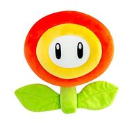Club Mocchi Super Mario Brothers Fire Flower Mega Plush Toy - 15'' Officially Licensed Movie/Video Games Soft Toys Room Decor Kids for 3 Year Old & , Medium, (T12886)