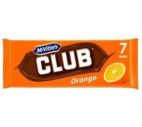 Club Orange Chocolate Biscuit Bars x7 (Pack Of 2) Delicious And Tasty Perfect For Sharing With Friends And Family
