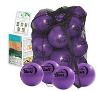 Club Pack: 25 Original Small Exercise Balls 9" Pilates + Mesh Bag (Purple)