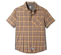 Club Ride Detour Men's Short Sleeve Snap Down Top - Beige - XL