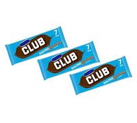 Club Salted Caramel Biscuit Bars, Chocolate Coated Cream Filled Biscuits, Multipack 7 x 22g, Suitable for Vegetarians,Pack Of 3