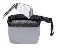 Club Scrub - Golf Ball Cleaner Pouch - Washer Bag with Detachable Clip for Women Men Course Cart Pre-Tournament Driving Range Outdoor Travel