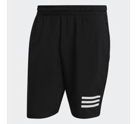 adidas Club 3 Stripe Shorts Mens S Black/White