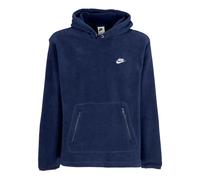 Nike Club Fleece Winterised Sherpa Fleece Pullover Hoodie Midnight Navy Small