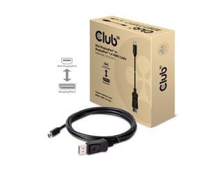 Club3D 200cm mDP to DP 1.4 Cable
