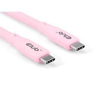 Club3D 2m Pink USB Type-C to USB Type-C Cable