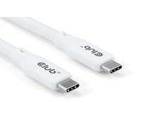 Club3D 2m White USB Type-C to USB Type-C Cable