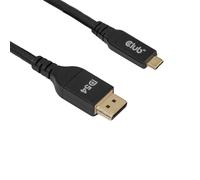 Club 3D 2m USB Type-C to DisplayPort 2.1 Bi-Directional VESA DP54 Cert