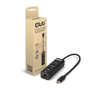 Club3D CSV-1549 USB Type-C 3.2 Gen1 to 3 Port USB Type-A Hub with Gigabit Ethernet