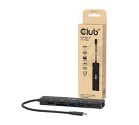 Club3D CSV-2553 USB C® 7-in-1 Hub = >HDMI™4K60Hz/SD-TF, 2X USB A/USB C PD/RJ45