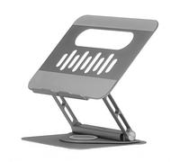 Club3D CSV-2554 Adjustable Aluminium Laptop Stand with USB-C Hub