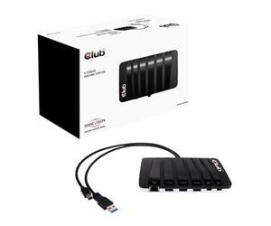 Club3D SenseVision Y-Cabled USB 3.0 Docking Station