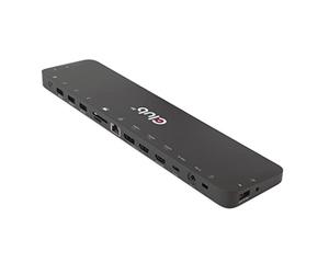 Club3D USB Gen1 Type C Triple Display DP Alt Mode + Displaylink™ Dynamic PD Charging Dock with 120 Watt Power Supply