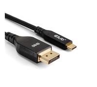 CLUB3D USB Type C Cable to DP 2.1 Bi-Directional VESA DP80 Certified Cable M/M 1m/3.28ft