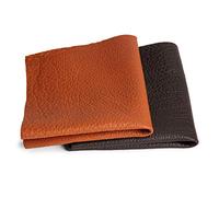 CLUB4BRANDS Cowhide, thick leather | Cognac | Pre-cut leather, extra large pieces | Leathercraft, for crafting, upholstering, decoration | pieces of leather, various sizes and colours | Format A2