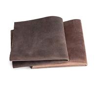 CLUB4BRANDS Vintage retro cowhide | Brown | Pull-up effect, greased leather, thick leather, antique look leather | Leathercraft, for crafting, upholstering, decoration | pieces of leather | Format A3