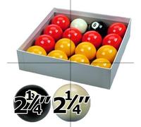 ClubKing Ltd Red and Yellow 2 1/4" Pool Ball Set