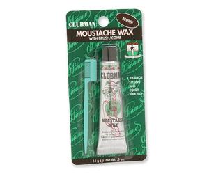 Clubman Moustache Wax, Brown - 1 Pack