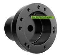 CLUBRALLY Golf Cart Steering Wheel Adapter for EZGO TXT & RXV-Black