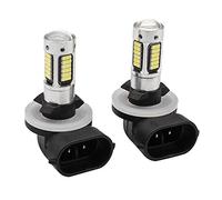 CLUBRALLY LED Headlight Bulb Fits Club Car DS 1999+ and Precedent 2004+, Yamaha, EZGO TXT 12V21 Watt(Pack of 2)