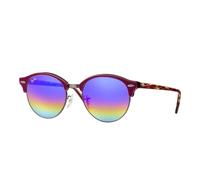 Clubround Mineral Flash Lenses- unisex- Ray-Ban- Sunglasses- Red- ONE SIZE- Accessories ONE SIZE
