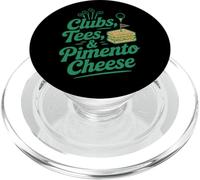 Clubs Tees and Pimento Cheese Golfing PopSockets PopGrip for MagSafe