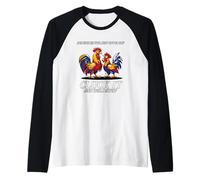 Cluck It And Walk Away Funny Humor Raglan Baseball Tee