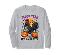 Cluck Yeah It's Halloween Rooster Moon Long Sleeve T-Shirt