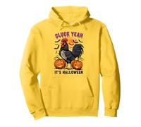 Cluck Yeah It's Halloween Rooster Moon Pullover Hoodie