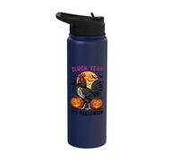 Cluck Yeah It's Halloween Rooster Moon Stainless Steel Insulated Water Bottle
