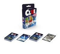 CLUE Hasbro Card Game, 3-4 Player Strategy Game, Travel Games, for Kids Ages 8 and Up