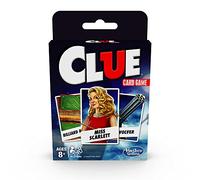 CLUE Card Game for Kids Ages 8 & Up, 3-4 Players Strategy Game